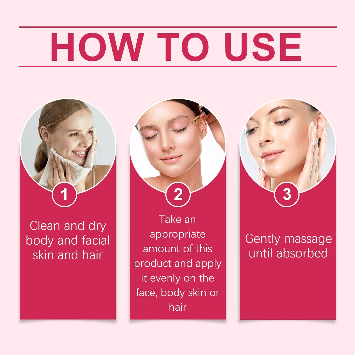 Aceite de Frutas Hidratante de Rosa para la Piel y el Cabello