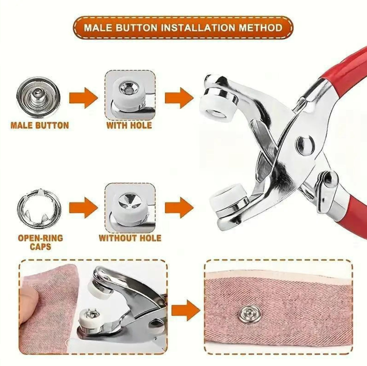 SnapEase Button Kit - Korvel