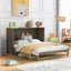 Queen Size Murphy Bed with Built-In Charging Station  Antique Grey - Korvel