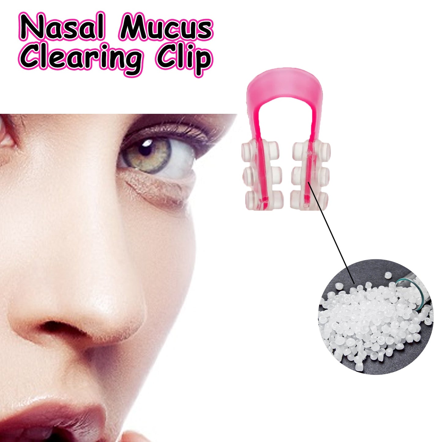 Nasal Mucus Clearing Clip for Comfortable Breathing