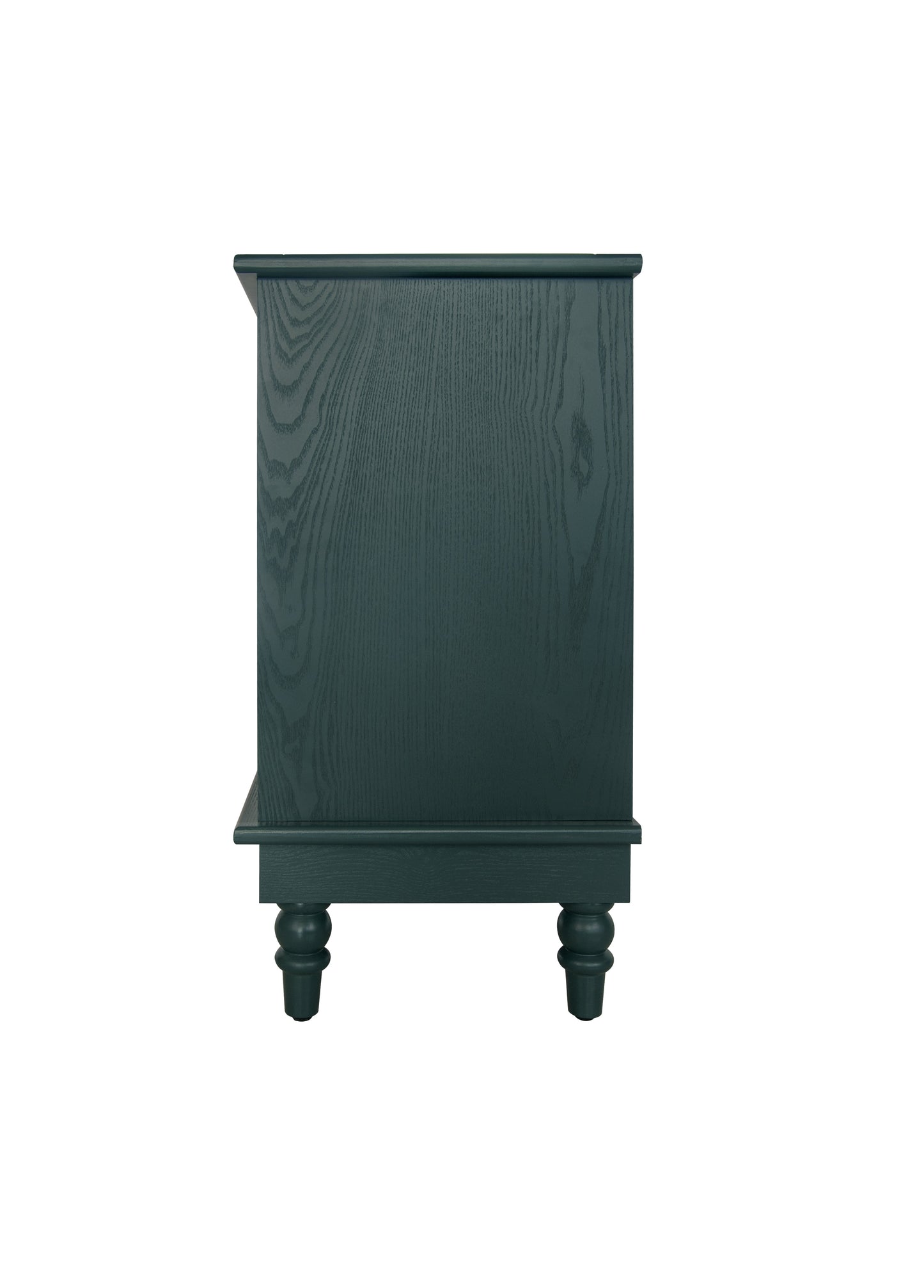 Commode de rangement à 3 tiroirs en bois creusé
