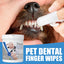 Premium Pet Dental Finger Wipes for Fresh Breath