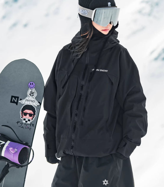Chaqueta de Snowboard Unisex Premium Totalmente Sellada