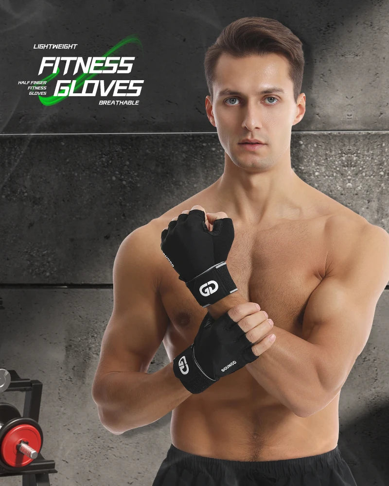 Guantes de Fitness Premium con Diseño Antideslizante de Microfibra