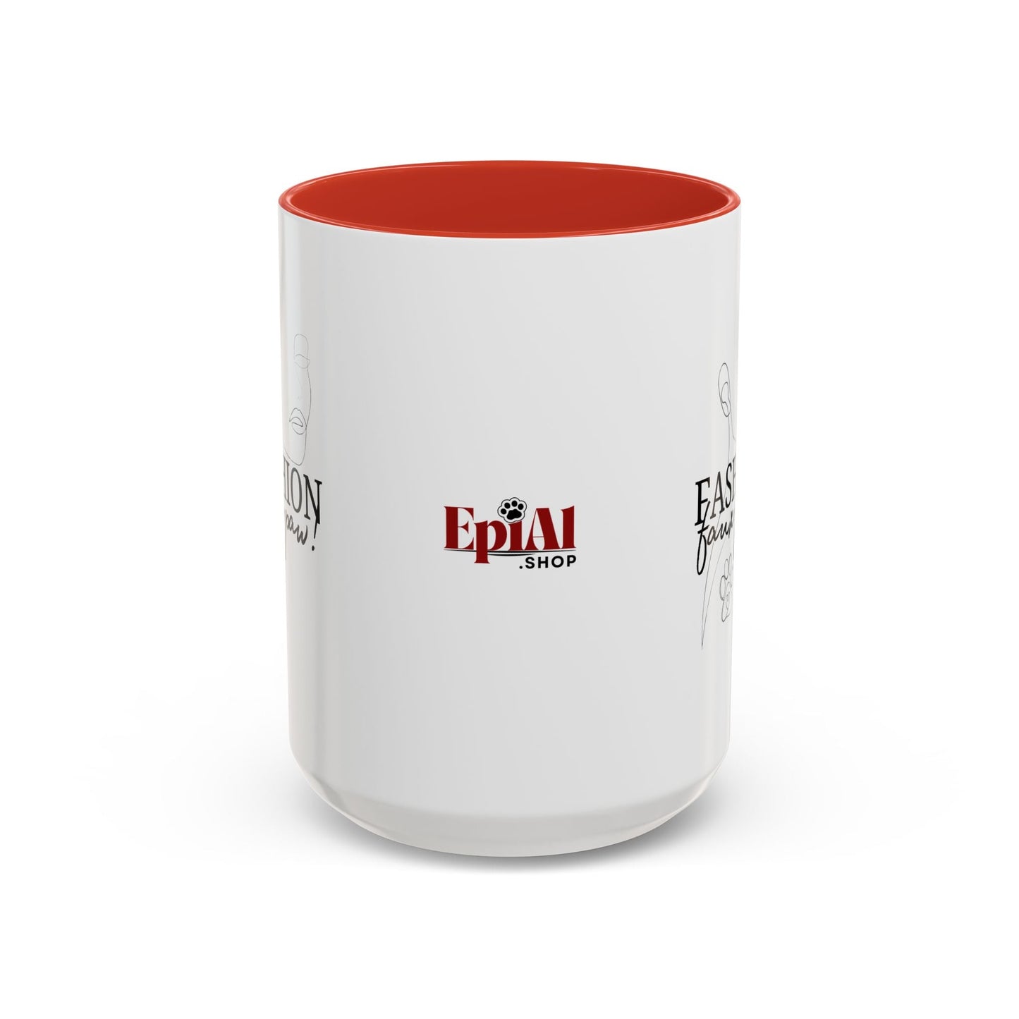 Stylish Faux Paw Accent Coffee Mug - Perfect for Your Brew (11oz & 15oz) - Korvel