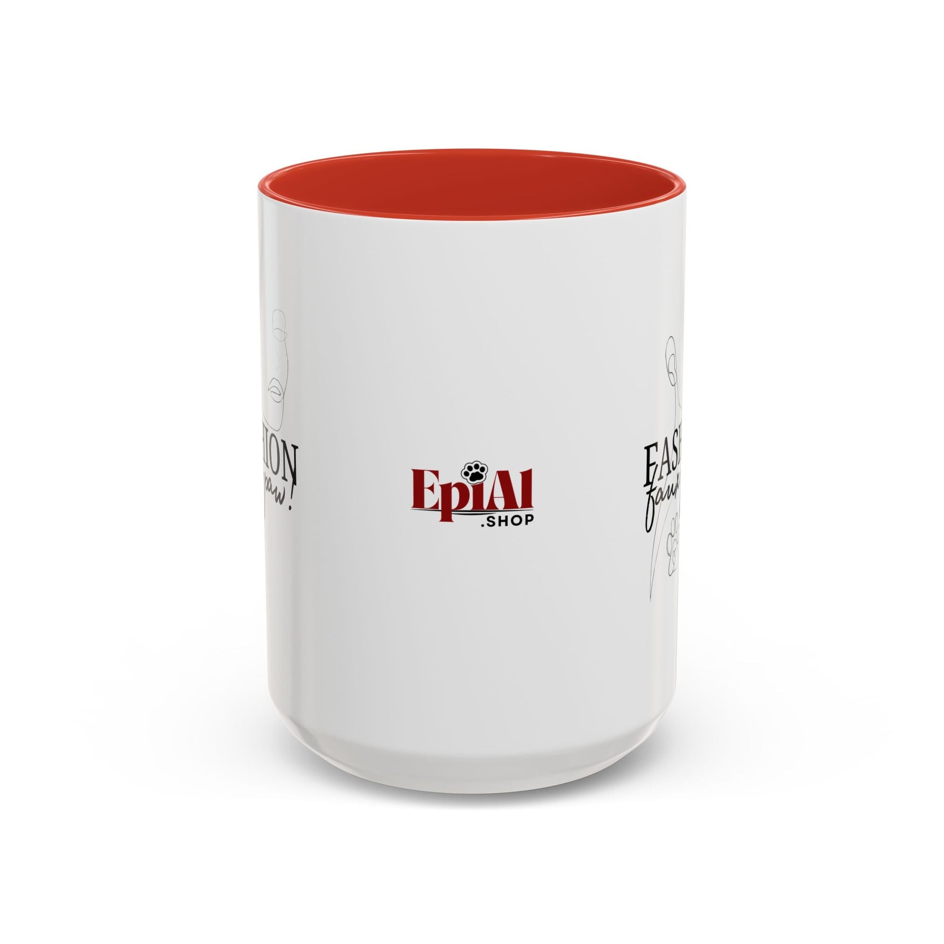 Stylish Faux Paw Accent Coffee Mug - Perfect for Your Brew (11oz & 15oz) - Korvel
