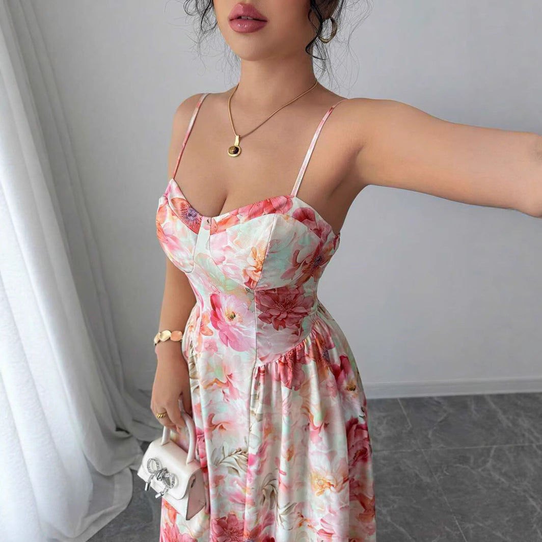 Cross-borderNew Spring and Summer Strapless Shoulder-baring Women's Fashion Fairy Long Elegant Evening Dress - Korvel