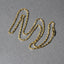 14k Yellow Gold Diamond Cut Fancy Links Pendant Chain