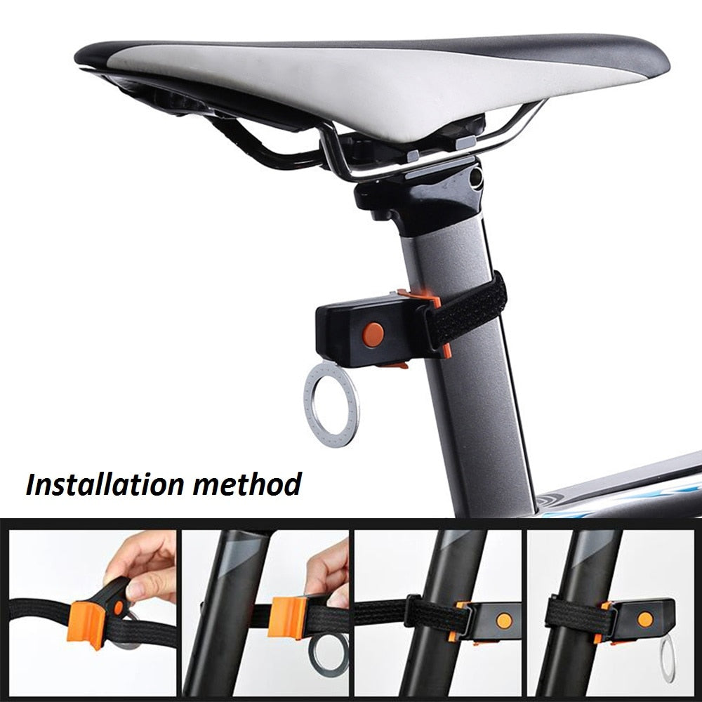 Lumière de vélo rechargeable USB à modes d'éclairage multiples
