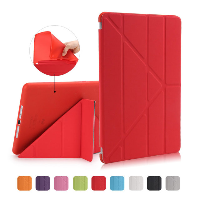 Case Cover for iPad 9.7 2017, GOLP PU Leather Magentic Smart Cover Soft TPU Back Protective Case for iPad 2018 cover A1822 A1823 - Korvel