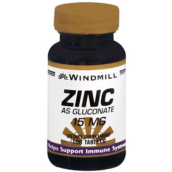 Windmill Zinc Gluconate 15 Mg - Premium Supplement