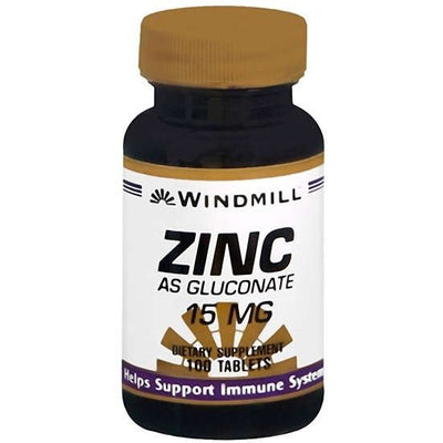 Zinc Gluconato Windmill 15 Mg - Suplemento Premium