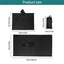 3 In 1 Outdoor Military Raincoat Hooded Sleeve Waterproof Rain Poncho Motorcycle Rain Cover Camping Hiking Travel Rainwear Tent - Korvel
