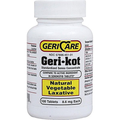 GeriCare Geri-Kot 8.6mg Tablets - 100 Count
