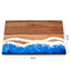 Wood and Resin Cutting Board Ocean Epoxy Resin Serving Cheese Board - Korvel