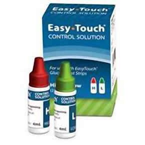 Easy Touch Glucose Control Solution - 2 Bottles