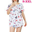 Women's Floral Printed Button Blouse - Summer Casual Top