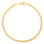 Pulsera Mini Cubo de Oro Amarillo de 14k - 7 Pulgadas