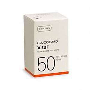 Arkray Glucocard Vital - 50 Test Strips