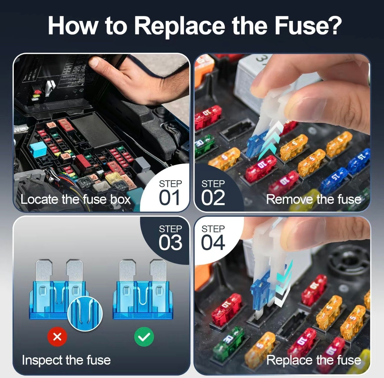 Kit AutoFuse - Solution Complète de Remplacement de Fusibles
