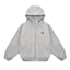 Heavyweight High-neck Air-layer Hooded Sweatshirt