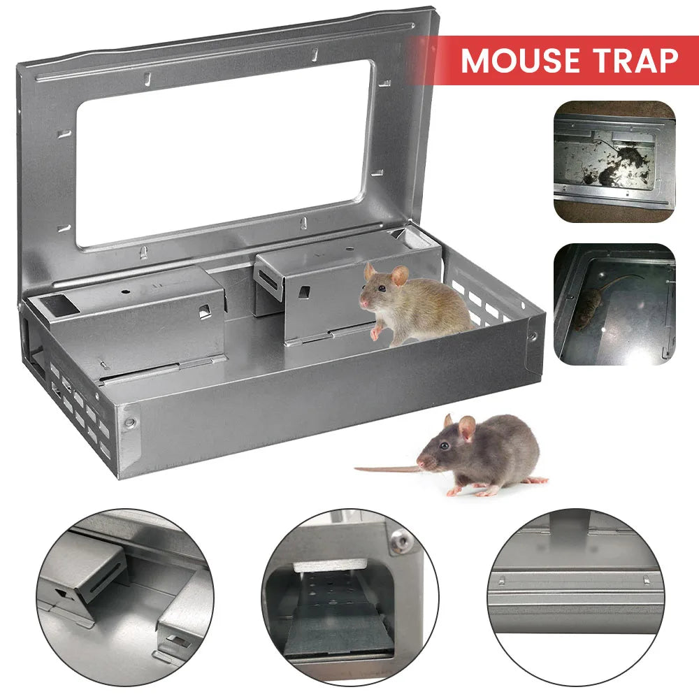 Piège à rats et souris réutilisable premium pour un contrôle des nuisibles efficace