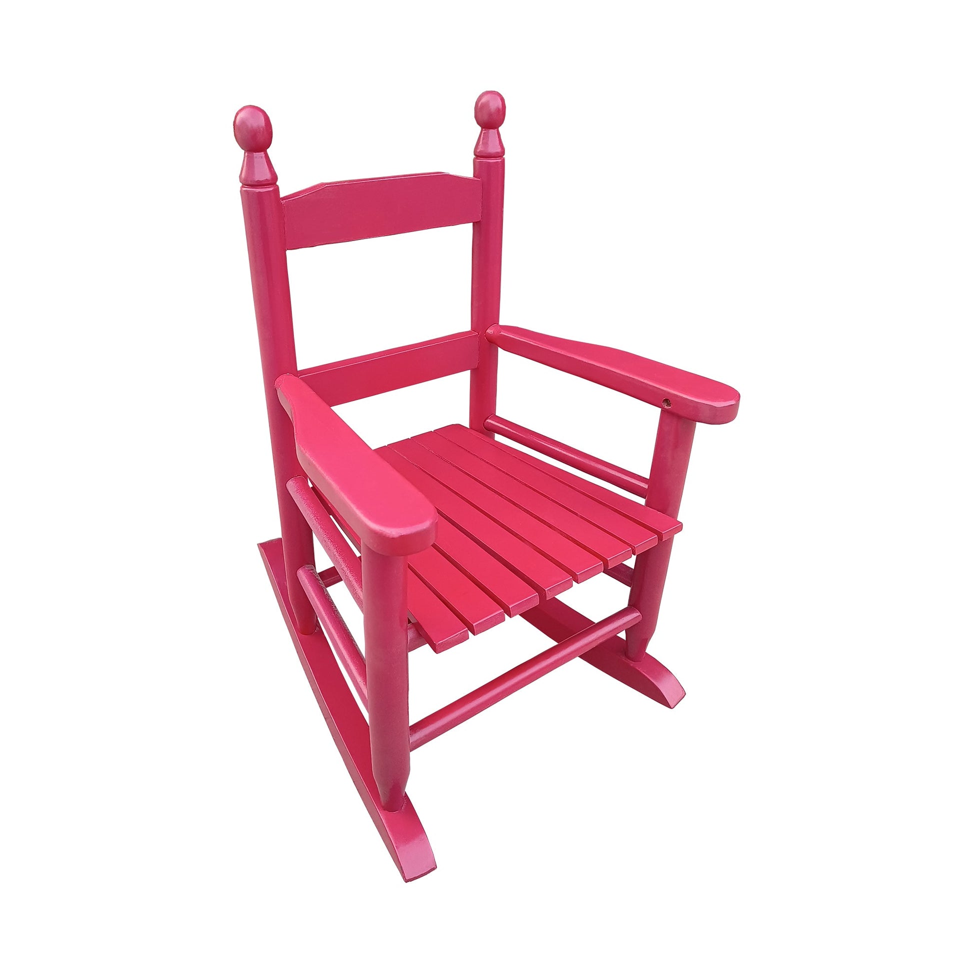 Children's rocking red chair- Indoor or Outdoor -Suitable for kids-Durable Solid Wood - Korvel