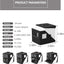 2019 , 3 USB + 1 Typc C International Power Adapter for Europe, UK, China, Australia, Japan and More 200 Countries Black Green - Korvel