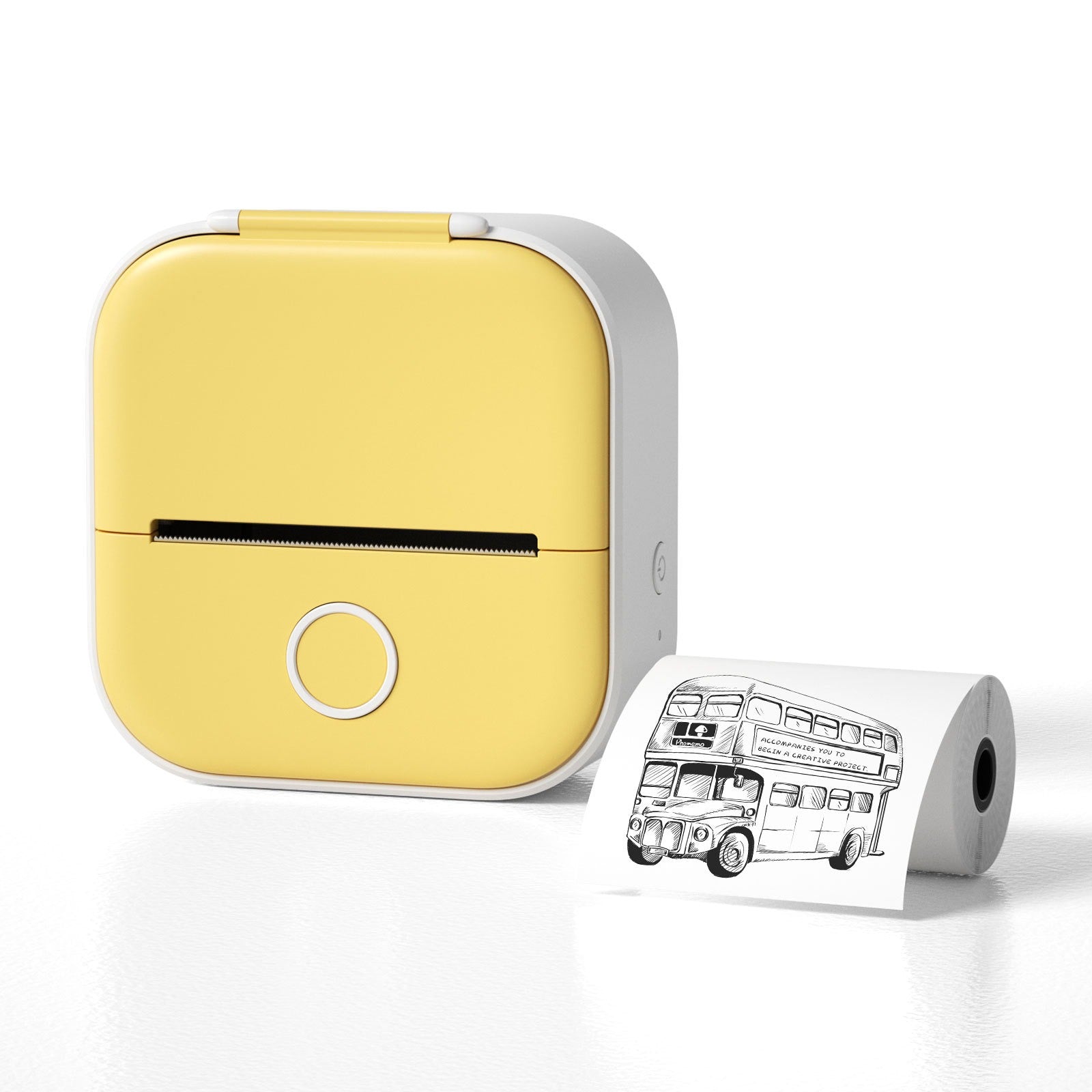 Phomemo Portable Mini Thermal Printer T02 Mini Pocket Label Printer DIY Self-adhesive Sticker Label Machine Various Label Paper - Korvel