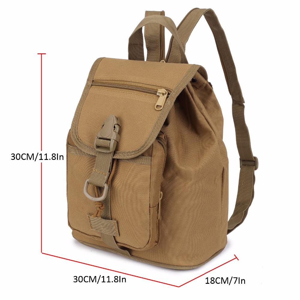 Black Hawk Commandos Military Woman girl Camouflage Lightweight Waterproof bag pack for outdoor sports - Korvel