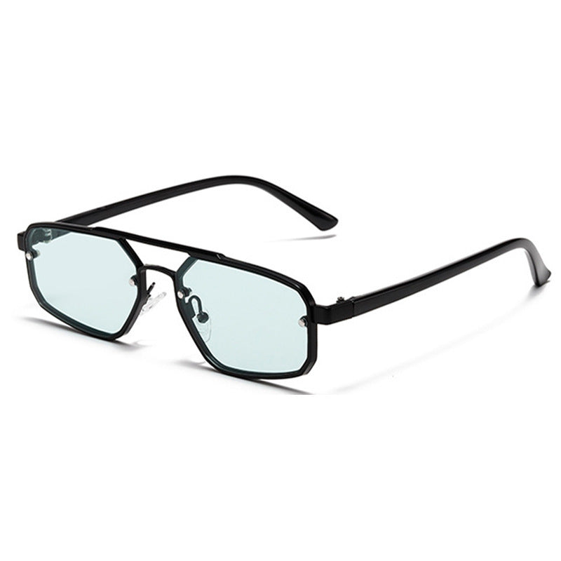 Women's Retro Small Frame Metal Sunglasses