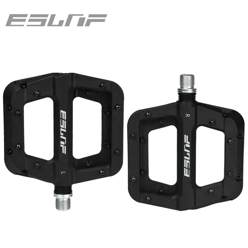 Bicycle Pedal Riding Accessories Nylon Dead Fly Bearing Pedal Non-Slip Mountain Pedal - Korvel