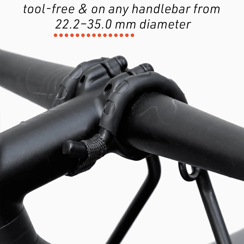 Folding front bike bag, metal bike basket, front carrier, panniers, bike luggage, mountain bike accessories - Korvel
