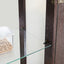 Elegant Dual Door Curio Cabinet with Adjustable Shelves