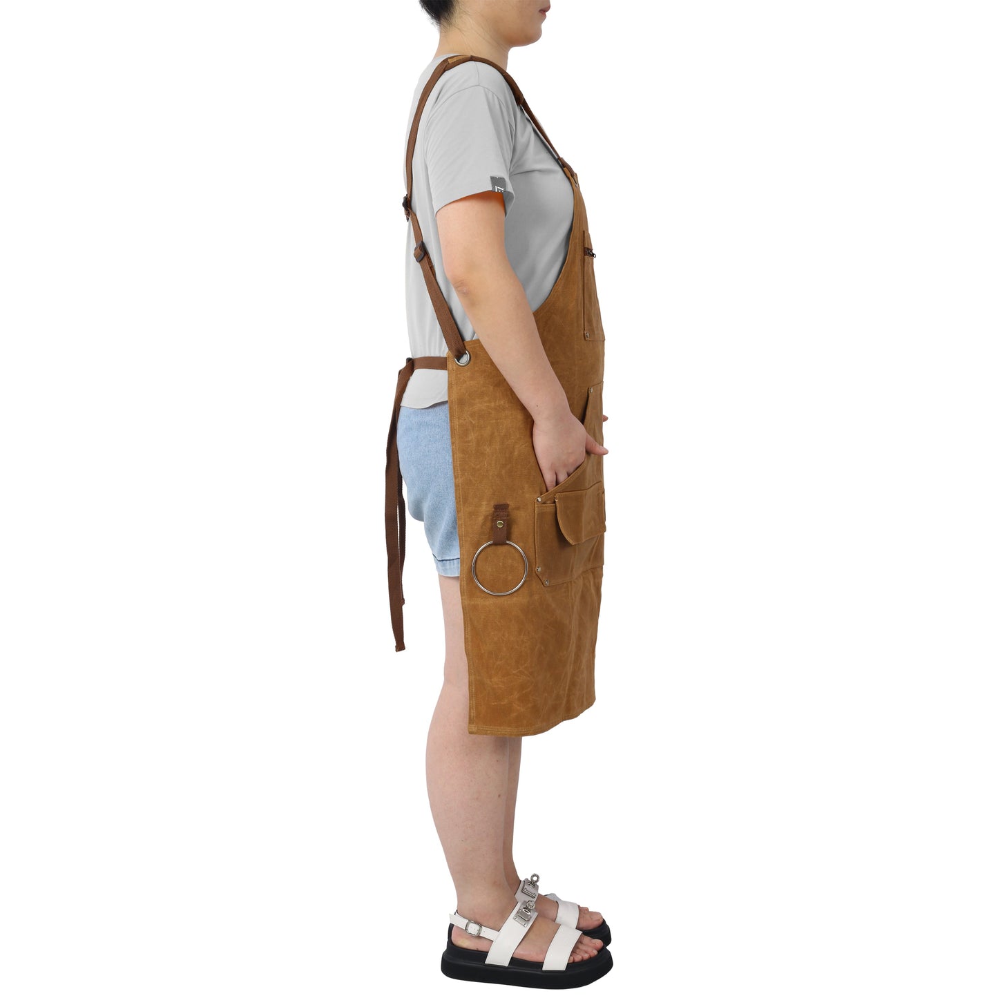 Premium Heavy-Duty Waxed Canvas Tool Apron
