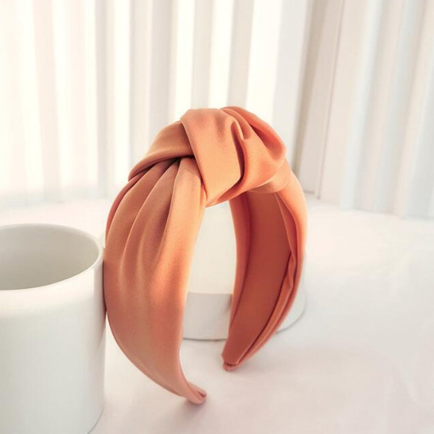 Premium Solid Color Wide Headband for Women