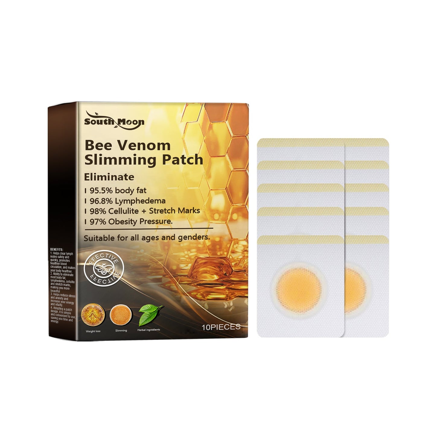 Bee Venom Slimming Patch, Body Shaping Paste Body Shaping Slimming Increase Vitality Reduce Swelling Slimming Body Shaping - Korvel