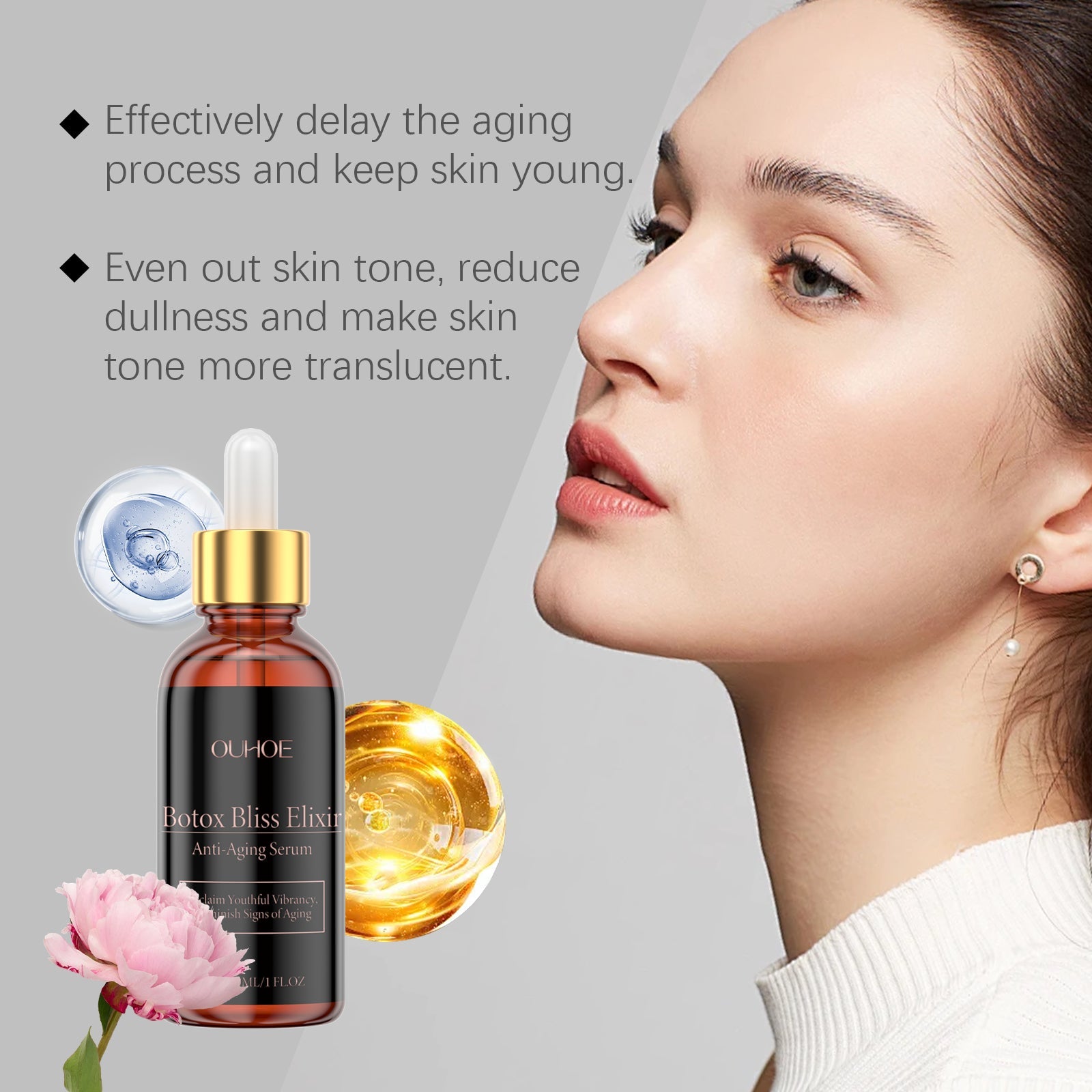 Hydrating Essence Facial Essence Hydrates, Hydrates And Improves Skin, Lightening Fine Lines And Smoothing Skin - Korvel