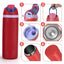 Insulated Stainless Steel Water Bottle (24OZ/32OZ), with straw, BPA-Free, great for sports and travel. - Korvel