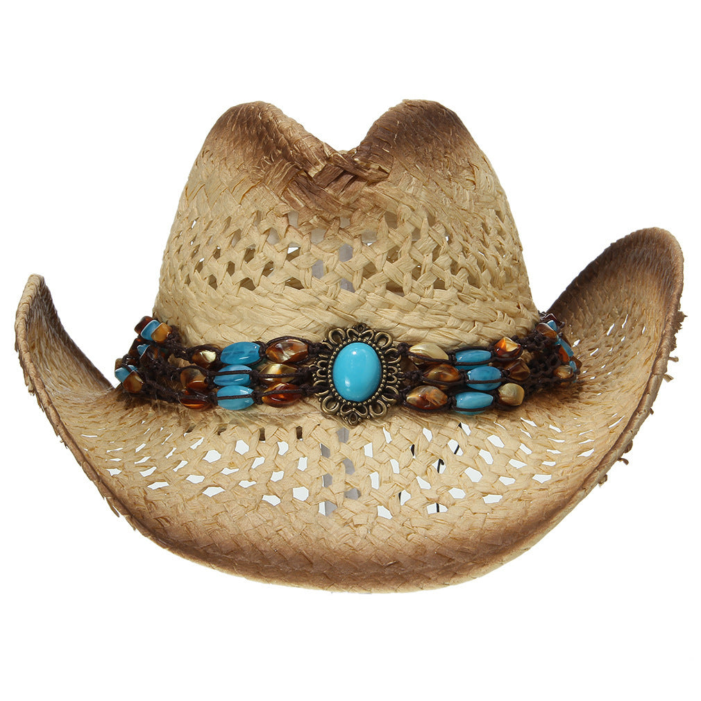 Seaside British Raffia Sun Hat for Summer Adventures