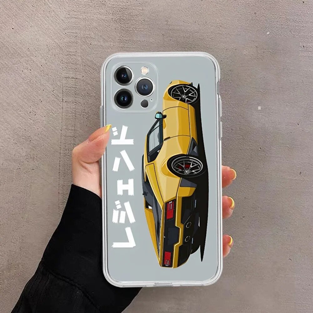 Premium Soft Shell Case for iPhone 15 - Black