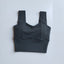 Yoga Bra Women Shockproof Sports Bra  Running Workout Gym Top Gathering Widened Shoulder Belt Bra Short Vest Tops - Korvel