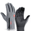 Winter Gloves Touch Screen Riding Motorcycle Sliding Waterproof Sports Gloves With Fleece - Korvel