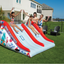 Glissade à deux voies Big Kahuna de WOW Sports pour piscines enterrées