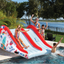 Glissade à deux voies Big Kahuna de WOW Sports pour piscines enterrées