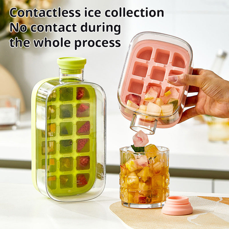 Ice - covered tray; freezer - overflow prevention ice tray - Korvel