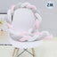 1Pcs 1M/2M/3M Baby Handmade Nodic Knot Newborn Bed Bumper Long Knotted Braid Pillow Baby Bed Bumper Knot Crib Infant Room Decor - Korvel