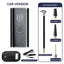 6000mAh Portable Car Air Compressor - 12V Electric Tire Inflator
