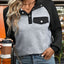 Sudadera de Manga Larga Texturizada en Contraste