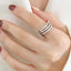 Non fading personalized fashionable light luxury versatile ring accessories for women - Korvel